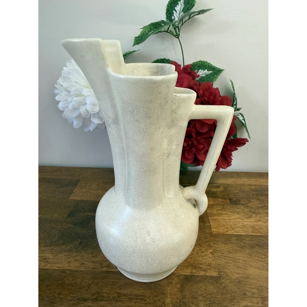 Vintage Beswick Ware Cream Art Deco Pitcher – Made‎ in England Farmhouse Decor